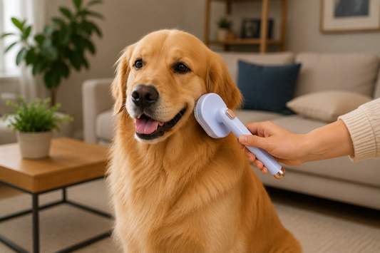 Self-Cleaning Grooming Brush