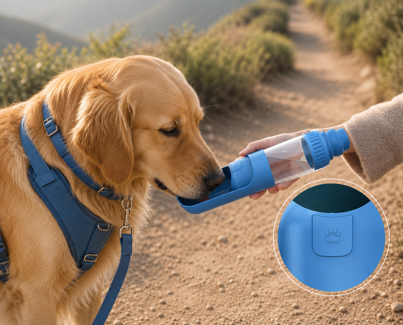 HydraSip Travel Water Bottle
