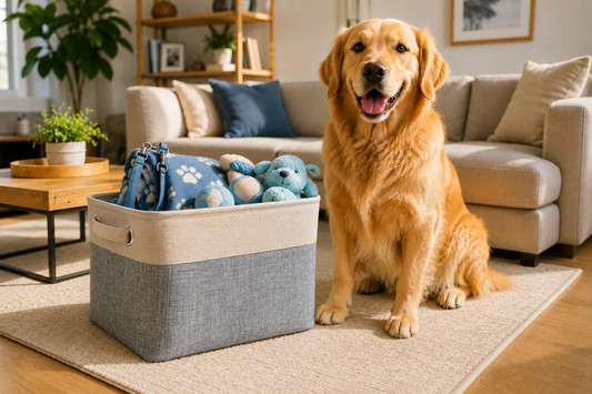 Dog Toy Storage Basket